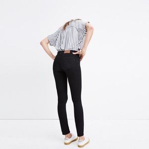 Madewell skinny skinny jeans (black frost)